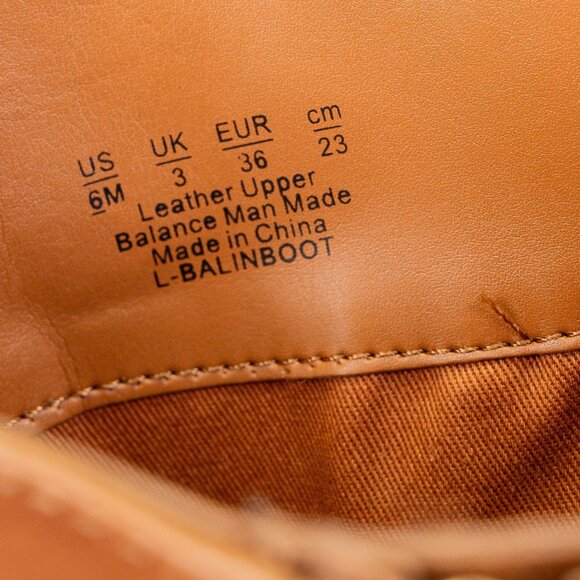 Franco Sarto Wmn Balin Wide Calf Brown Leather Riding Buckle Tall Boots sz 6 - Picture 9 of 10